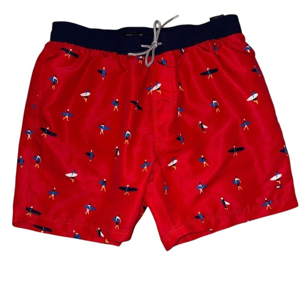 Tommy Hilfiger‎ Mens XL Surfboard Print Swim Shorts Beach Summer resort vacation